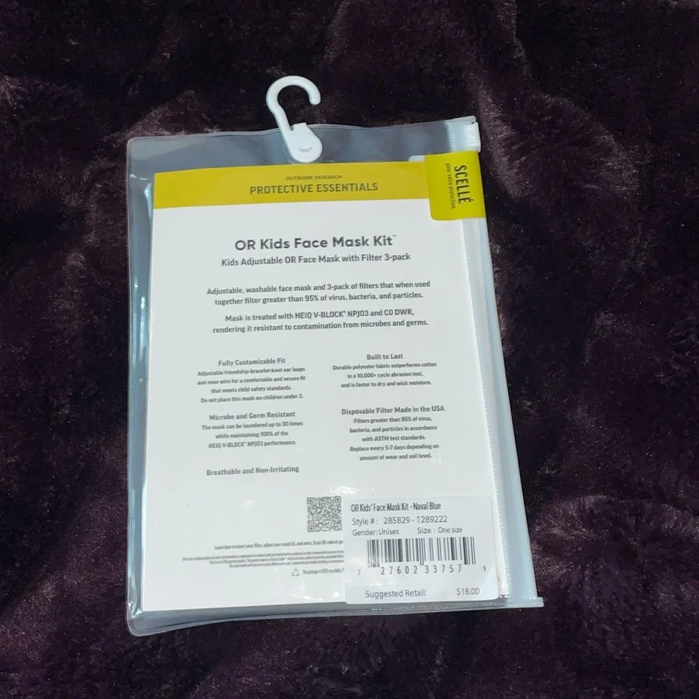 Outdoor Research Kids’ Face Mask Kit-Naval Blue